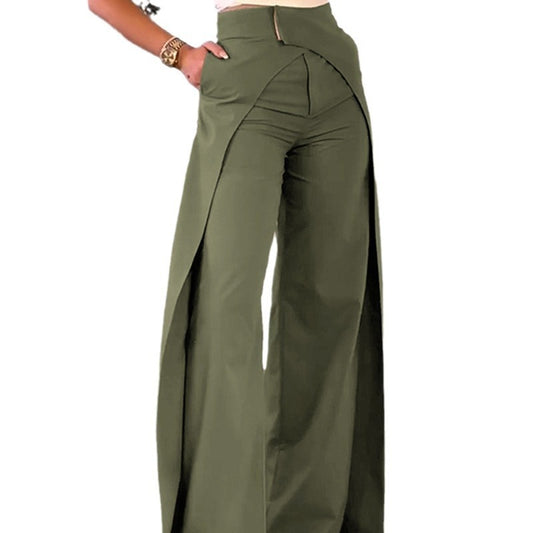 Pantalon taille haute