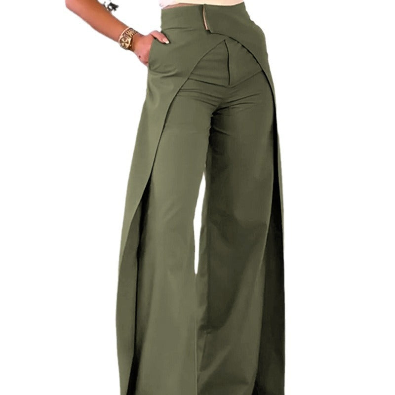 Pantalon taille haute