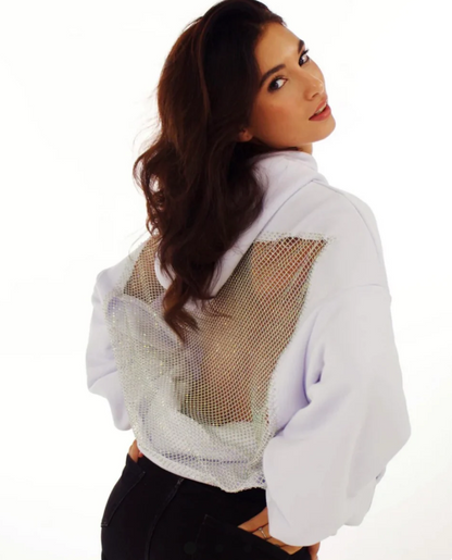 Hoodie à Dos Ouvert