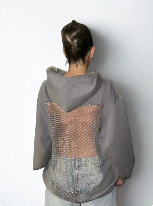 Hoodie à Dos Ouvert